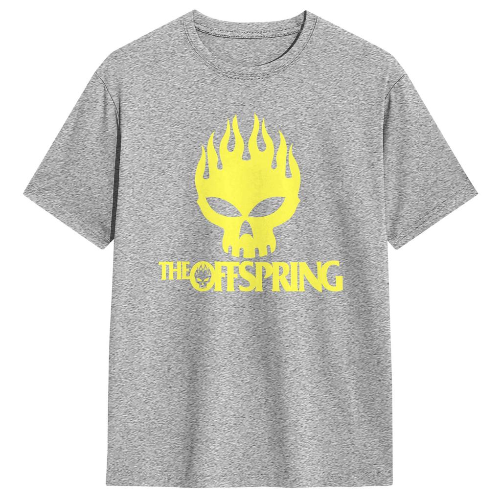 Herren The Offspring Band T-Shirt Baumwolle Kleidung Mode Kurzarm Rundhals T-Shirts Geschenkidee T-Shirt