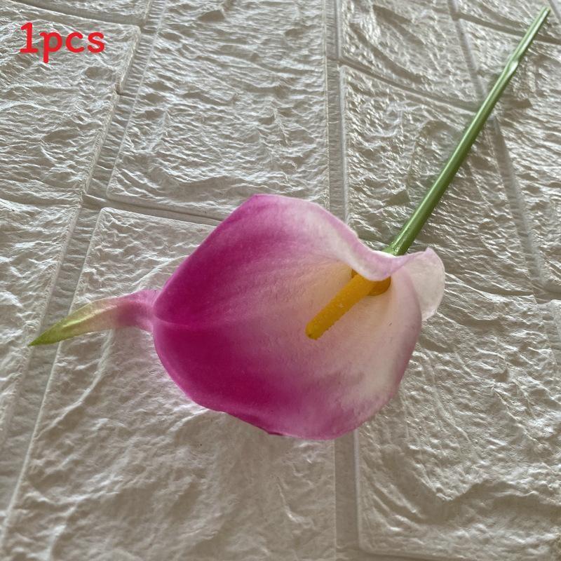 Soft Touch Pu Artificial Calla Lily For Home Styling Decoration Photography