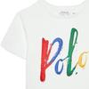 Polo Ralph Lauren Kids Loose Casual Letter Print Short Sleeve T-Shirt Kids Tops White 323861480001