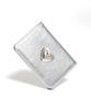 Lemasque Pie Heart Photo Slot Card Holder Silver