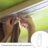 50PCS X Shape Curtain Gliders Curtain Hooks Lockable For Effortlessly Operating On Various Curtain Track