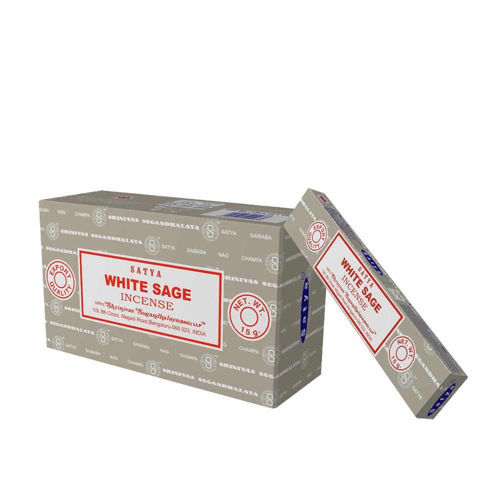 Nag Champa Satya Incense - White Sage - 15 Grs