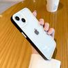 Applicable To Iphone16ProMax Acrylic Phone Case Two Color Youdun 15 Transparent Apple 14 Creative Contrast Color Set