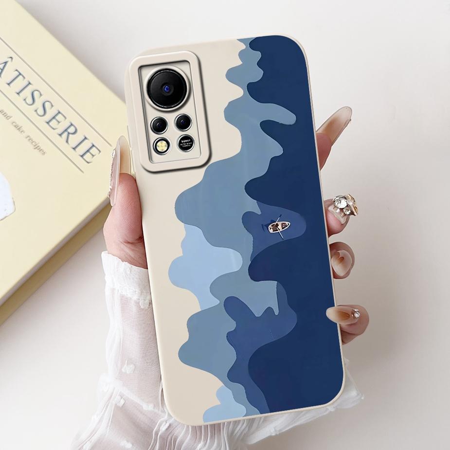 For Infinix Hot 11s NFC Case New Fashion Candy Painted Cover Silicone Case For Infinix Hot 11S X6812 X6812B Hot11s NFC Soft Bags