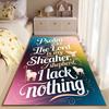 Psalm 23:1-The Lord Is My Shepherd Carpet with Gradient Colors Suitable for Use As an Anti-slip for Living Room Bedroom Sofas