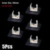 1/5Pcs Punch-free Self-adhesive Pipe Clamp Garden Irrigation Tube Clip Connector Water Tube Holder