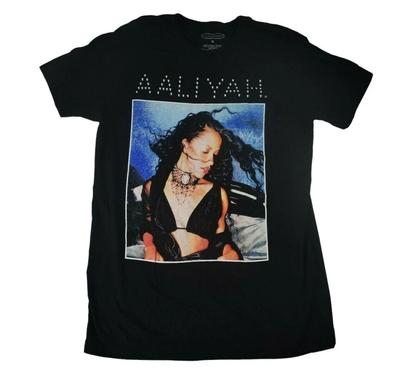Aaliyah Mens' Princess of R&B Photo Short Sleeve T-Shirt