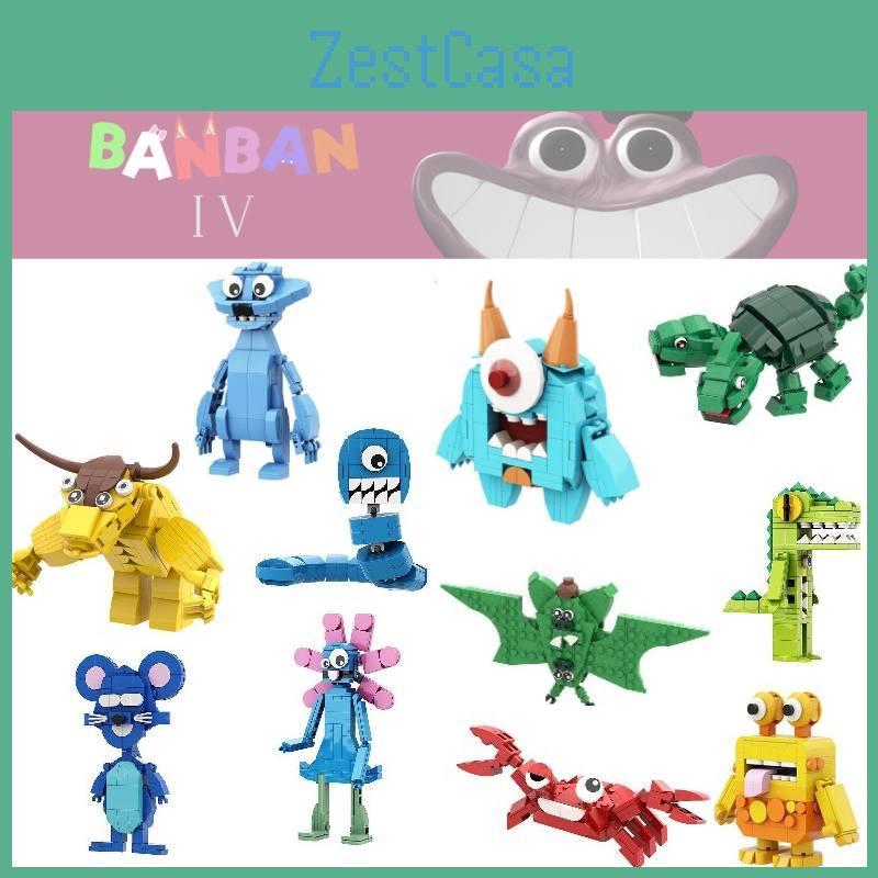 Baban Kindergarten Building Blocks Season 3 Green Monster Doll Garden Handicraft Baban Playground Building Blocks Toy