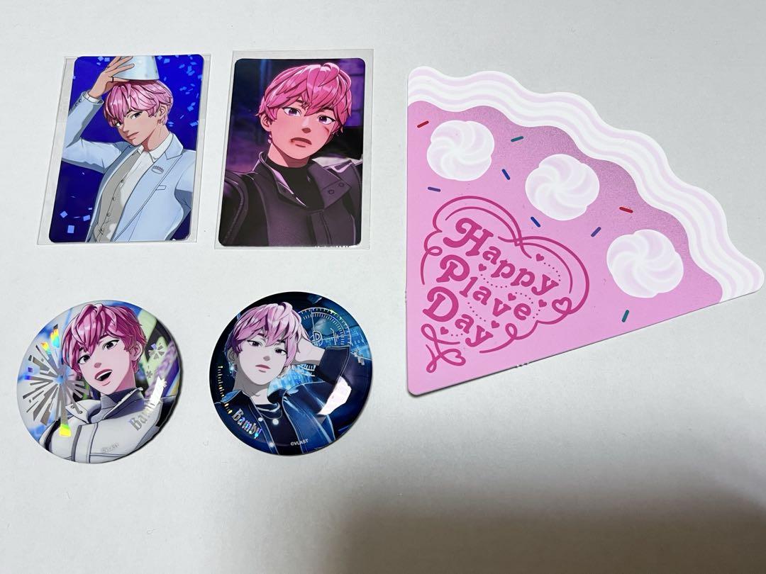 

[USED] PLAVE 2nd Anniversary POP UP Bambi Badge Trading Card Dash