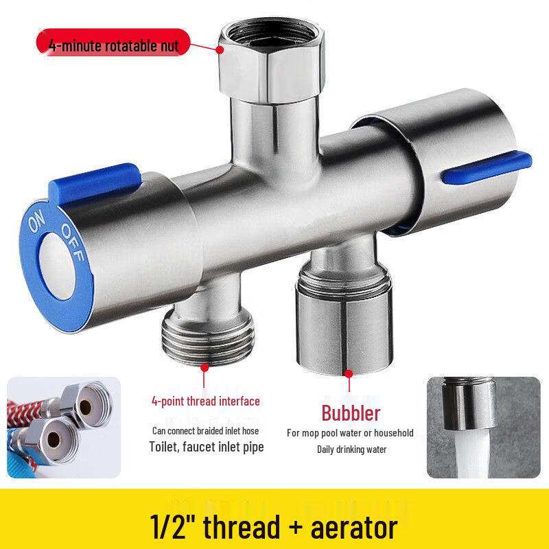 

1-in-2 Faucet Diverter with Aerator