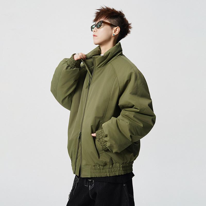 Men's Thickened Warm Stand-up Collar Pilot Jacket for Autumn/Winter