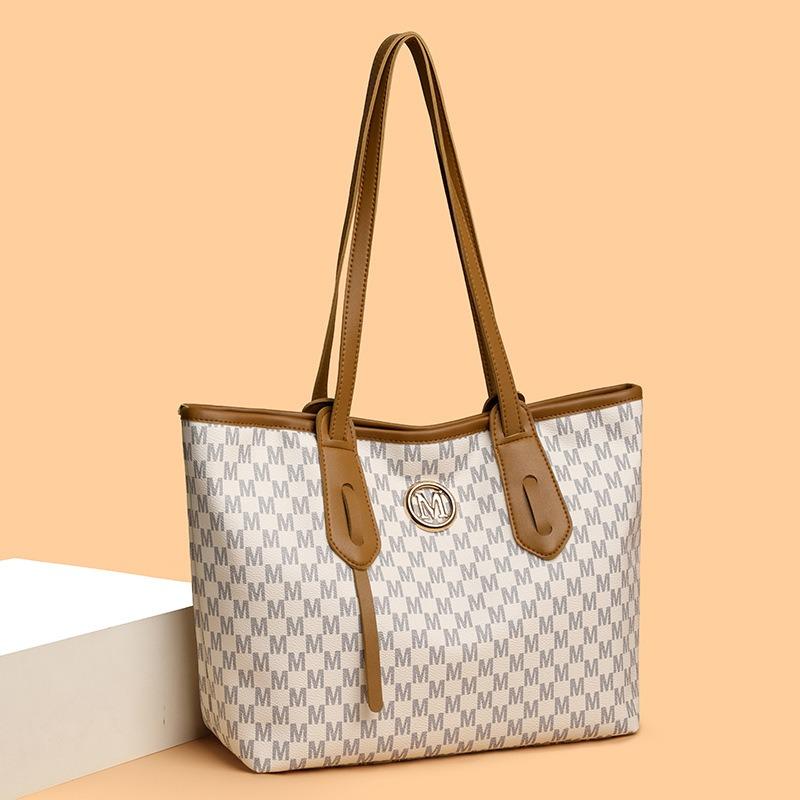 New Simple Fashion Retro Printing Large Capacity Women's Shoulder Bag Casual Versatile Portable Tote Bag