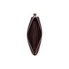 New COACH Corner Zip Leather Wrist Bag Clutch Small Women's Dark Brown CH311-SVMZI