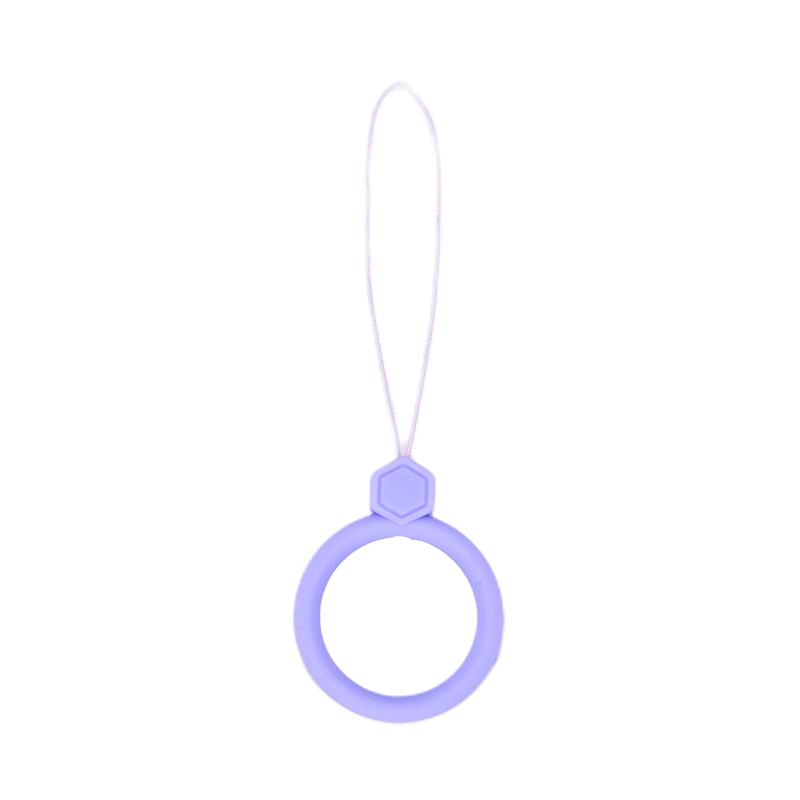 Finger Ring Anti-Lost Universal Phone Short Lanyard Silicone Pendant Ring Strap