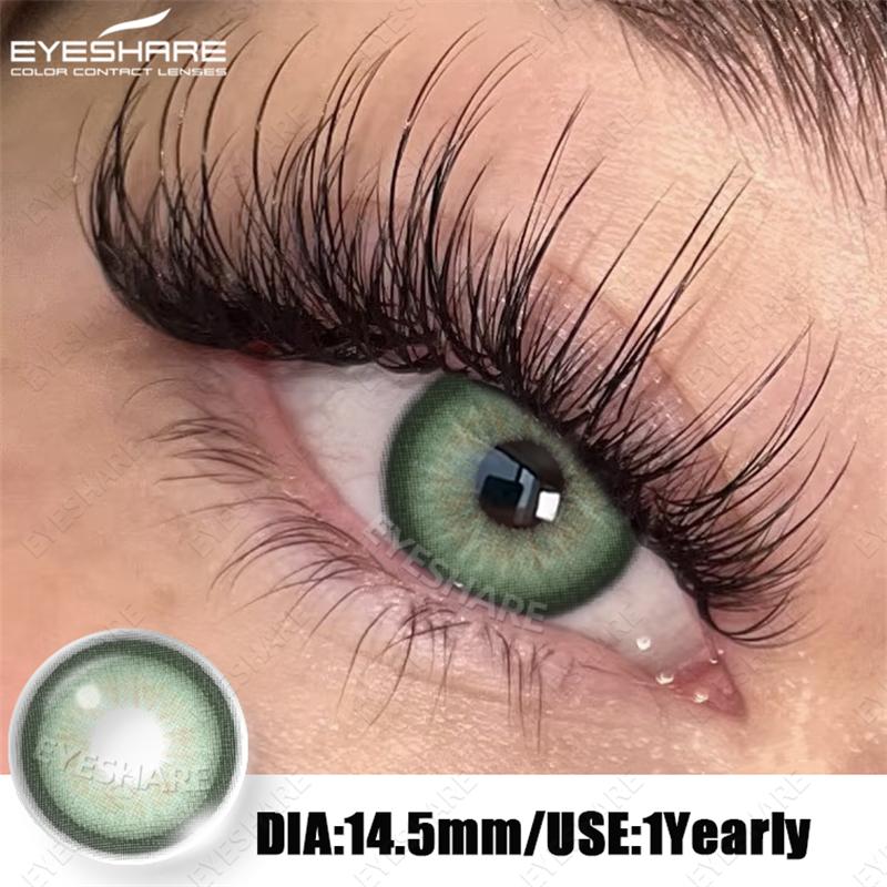 Eyeshare 2pcs Colored Eyes Contact Lenses Blue Lentes De Contacto Natural Brown Pupilentes Gray EyesLense Green Beautiful Pupils