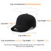 RongGuang Plain Fashion 6 Panel Classic Cotton Solid Color Unisex Baseball Cap Sports Cap Sun Hat for Outdoor Sun Protection