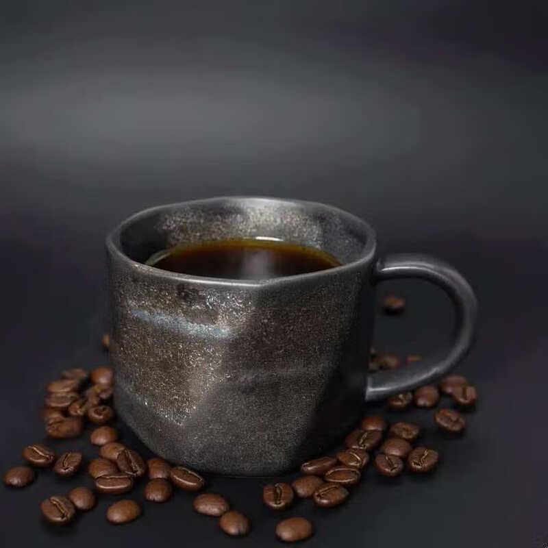 OLOEY Retro Japanese Rough Ceramic Coffee Mug