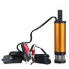 12L/min Tragbare Elektrische Autoölpumpe 12V Kraftstoffförderpumpe Aluminiumlegierung Gehäuse Zum Abpumpen von Dieselöl Wasser Tauchfähig Mini
