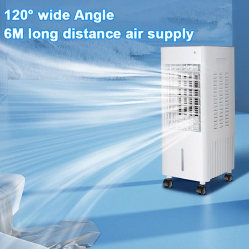 8L Portable Air Cooler with Remote Control Version Mobile Air Conditioner Fan Humidifier