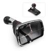 5 / 6 Speed Black Frame Gear Shift Knob Lever Gaiter Boot 1999-2004 12mm For Volkswagen VW Golf 4 IV MK4 GTI R32 Bora Jetta