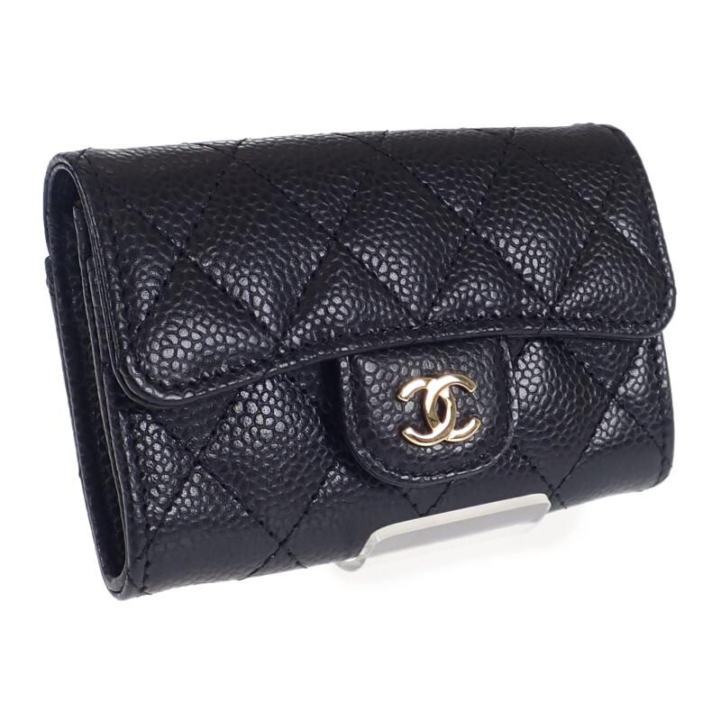 

CHANEL AP0214_Y01864_C3906 Card Case black Women