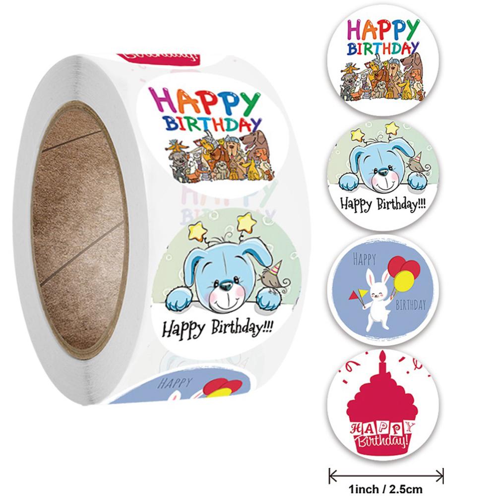 Custom Items Custom Label Sticker Happy Birthday Scrapbooking & Stamping X080