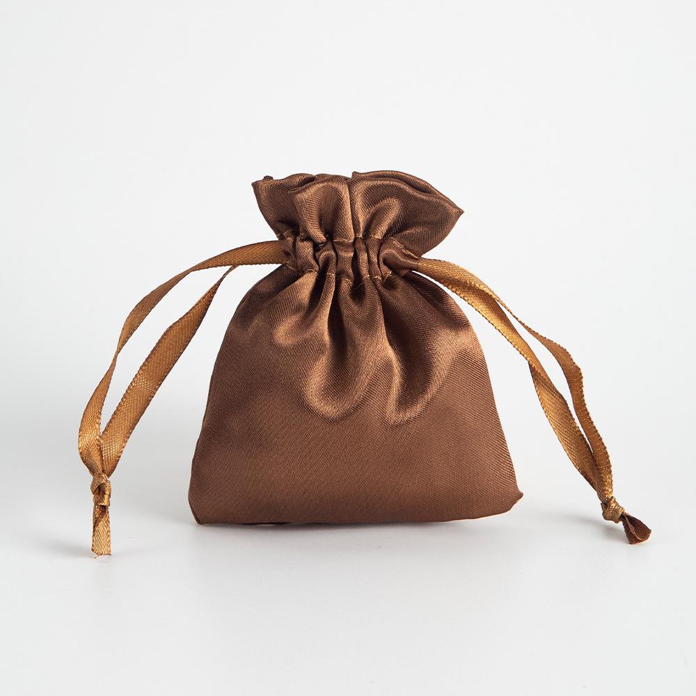 5‑Pack Satin Drawstring Pouch, Imitation Silk Jewelry Storage Bag for Gifts & Small Accessories