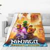 N-ninjagos Blanket  Flannel Funny Warm Throw Blankets for Bedspread Summer
