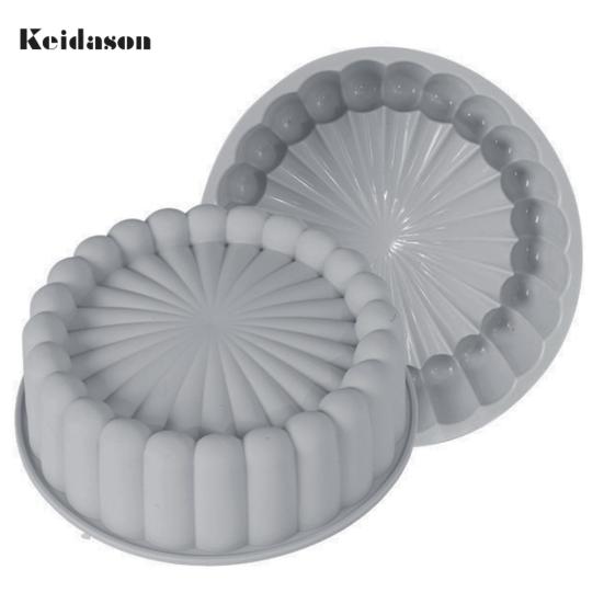 Convenient 3D Mold Heat-resistance Silicone Cake Pastry Baking Tray Bakery Supplies