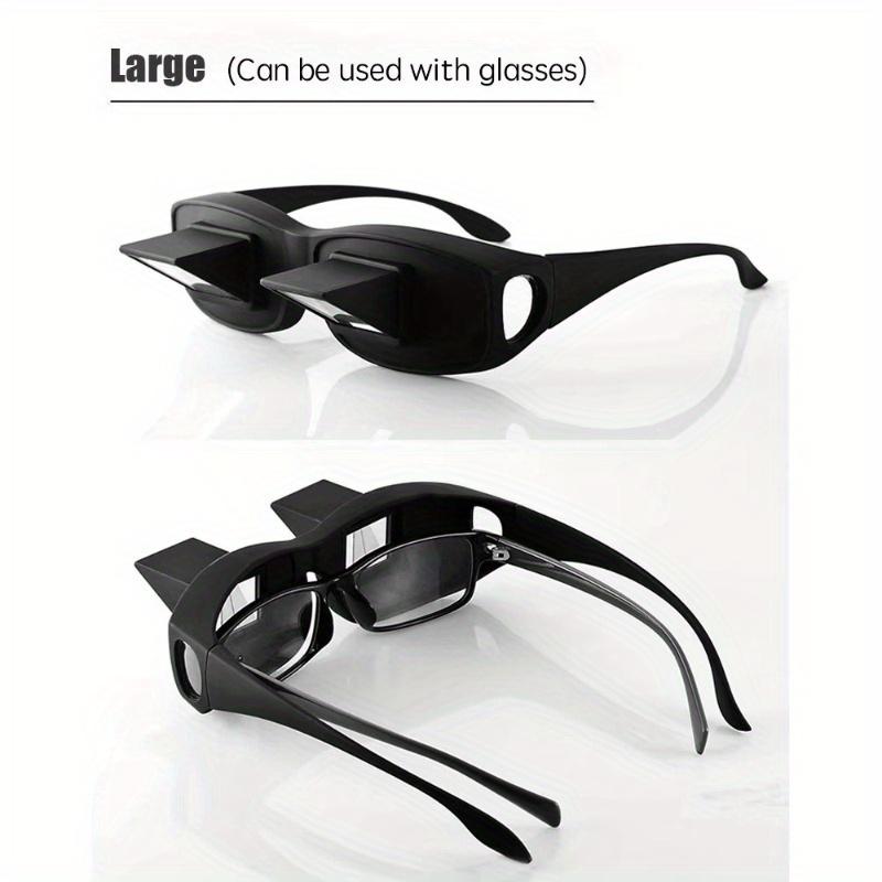 Lazy Eyeglasses Lazy Reading Glasses Prismatic Periscope Horizontal Glasses Lying Down Bed Reading Watching HD Readers Glasses