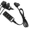 Photography Power Supply Camera 1 To 4 D Tap Splitter Cable (Straight Splitter Cable)