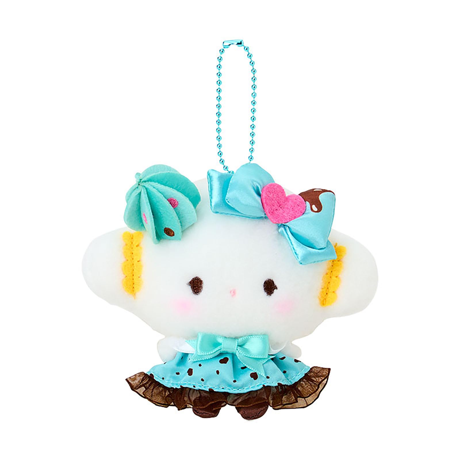 

Mascot Holder Kogimyun Polyester Recommended for ages 6 and up 061573 [Sanrio] (Chocolate Mint)