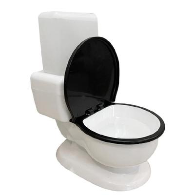 Cats Water Fountain Toilet Shape Gravity Fed Water Dispenser 650mL No Filter