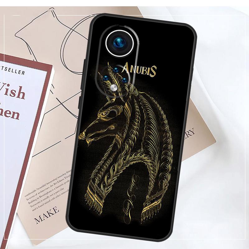 Egypt Nefertiti Anubis Ankh Case For Honor Magic 7 5 6 Lite V5 50 70 90 200 400 Pro X8a X8b X8c X9a X9b X9c X9d Cover
