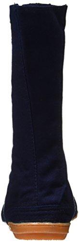 Works Homme "Fuga" Sewn-on Tabi Socks with Resin Toe Cap, 8-Piece Set, Men's Size 150-8, Navy, Size 25.5 Cm