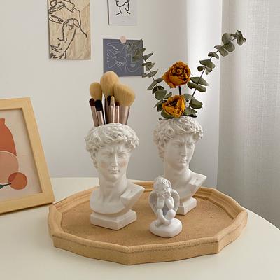 Mode nordischen Stil kreative Vase menschlichen Kopf Blumenvasen dekorative Ornamente Harz