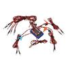 RC Remote Control Vehicle Light 1/10 Simulation Model Vehicle Light 12LED Flash-off Vehicle Light Set SCX10 Horizontal Running Light Set