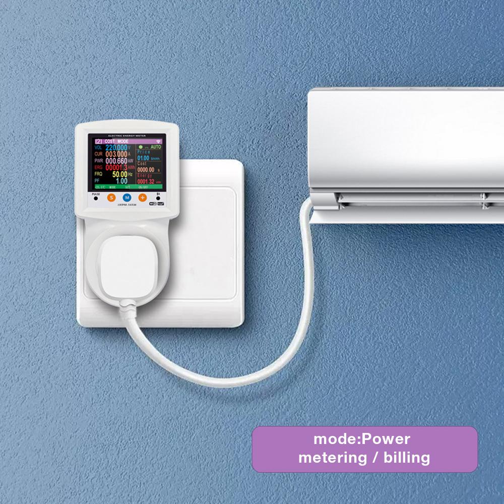 Wattmetru Digital WIFI Priză Inteligentă 265V AC Contor de Putere Kilowatt Watt Contor de Energie Ștecher