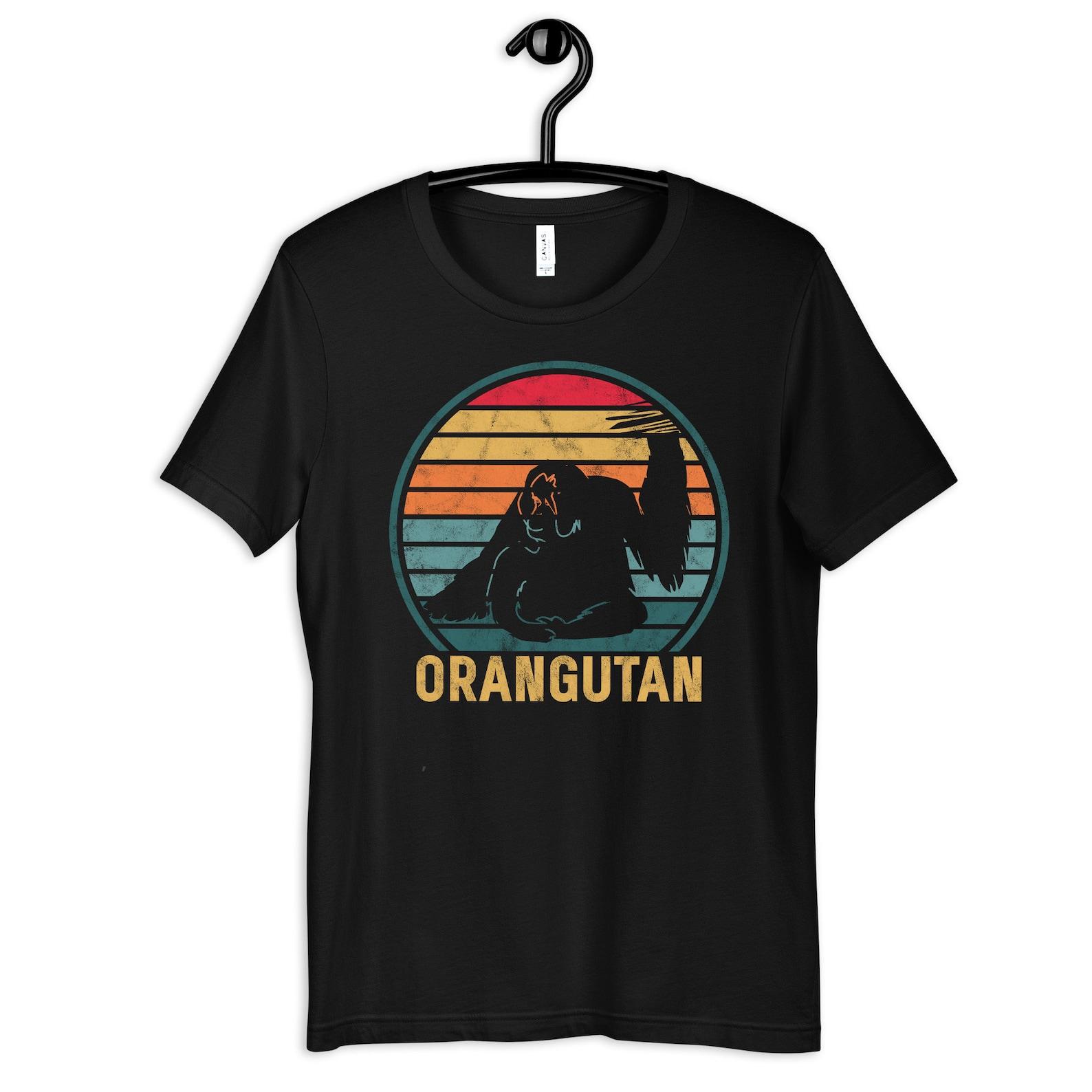 Orangutan Shirt, Retro Orangutan T-Shirt, Orangutans Kids Tee, Zoo Toddler Shirt, T-shirt,T-shirt, T-shirt, Tank Top M