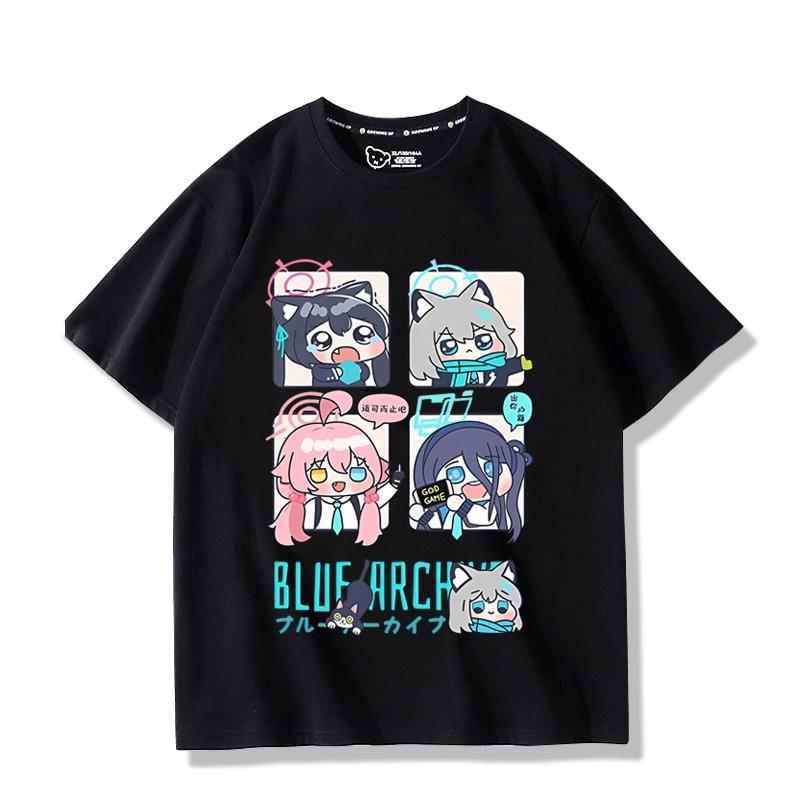 Takanashi Hoshino Spiel Blue Archive Cosplay T-Shirts 3D Druck Kinder Anime Cartoon T-Shirts 2025 Sommer Neu Herren Damen Harajuku Y2k Tops