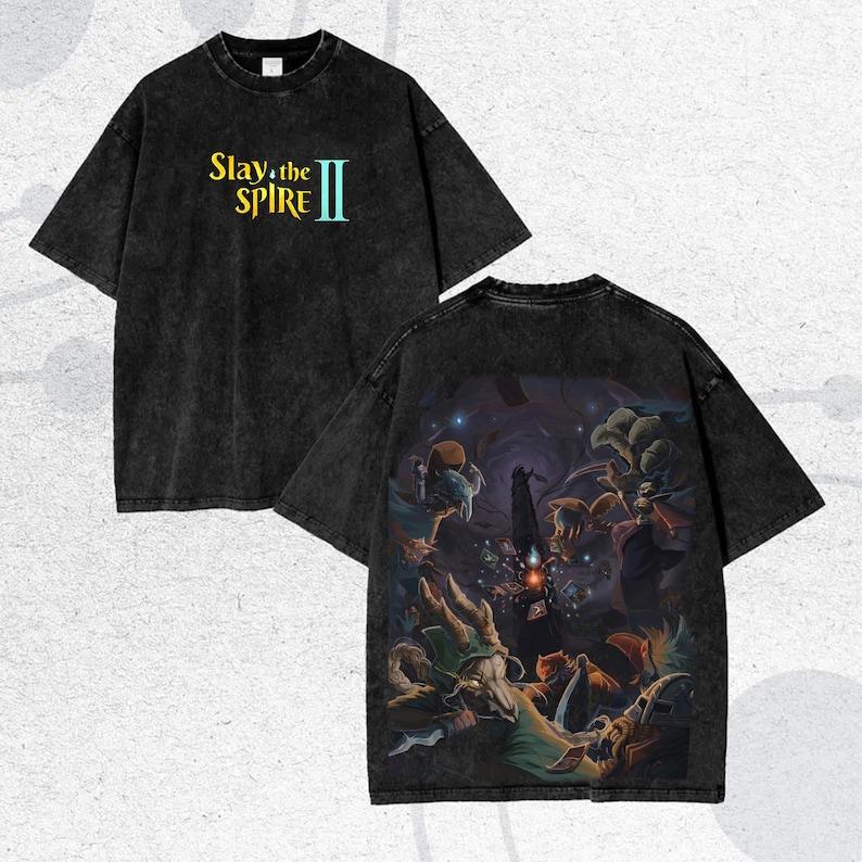 Slay the Spire II Praná trička 2026 Nový model osobnost Oblečení tričko Celoroční oblečení Retro móda Vintage Volné dárek vysoká kvalita Prodyšné