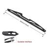 14" Car Rear Windshield Soft Rubber Wiper HD Quiet Automotive Wiper Car Accessories For  Mazda CX9  2007-2013
