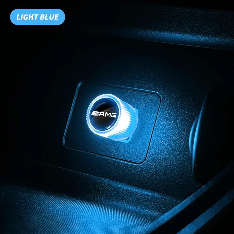 Car Sticker Car Mini USB LED Ambient Light Decorative Atmosphere Lamps For Mercedes Benz AMG W212 W204 W211W168 W213 W205 W210 W