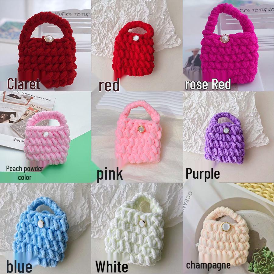 

Cartoon Plush Coin Purse & Earphone Storage Bag - Cute and Girly Design 12x9 cm