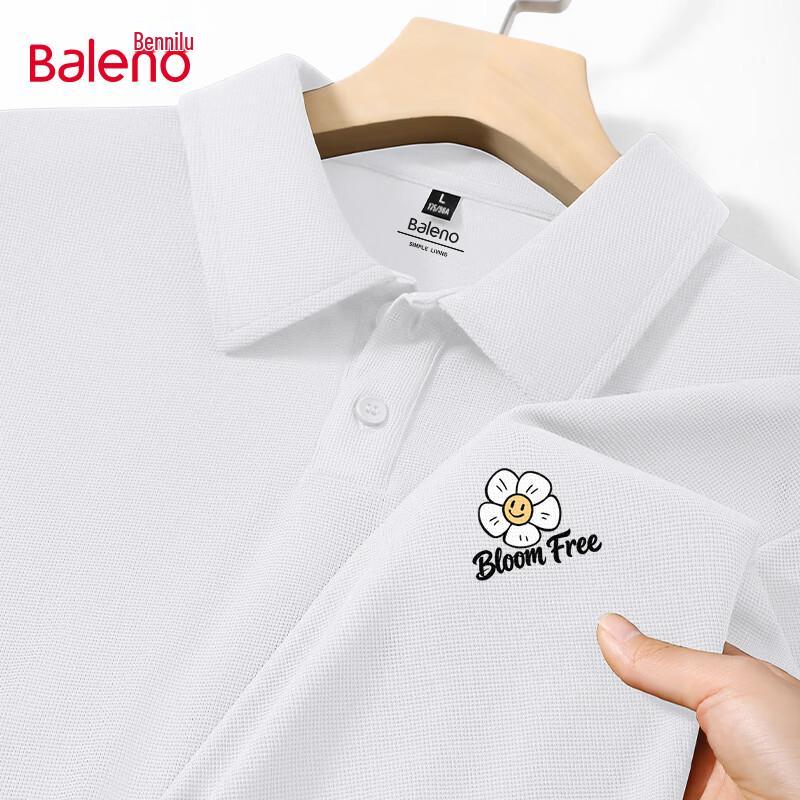 Baleno Men s Waffle Knit Short Sleeve Polo Shirt M