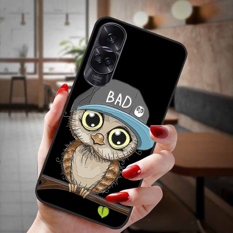 For Honor 90 Lite 5G Case 3D Flower Relief Emboss Silicon Back Cases For Honor 90 Cover Honor90 Pro 90Pro 90Lite Soft Protective