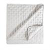NULES Decorative bedspread - embossed gray pattern - 200x220cm