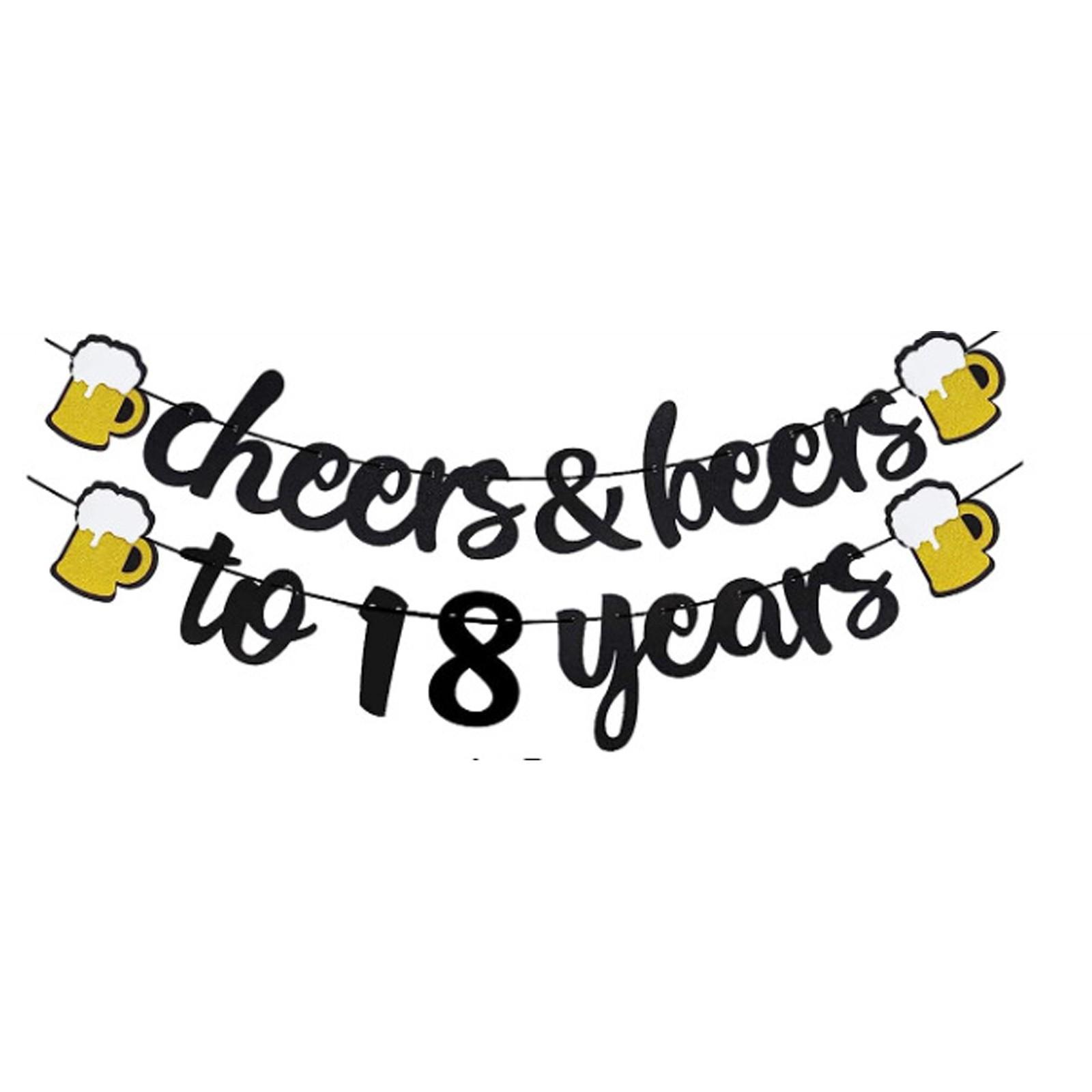 

День Рождения Праздник Фон Висит Флаг Праздничная Вечеринка Украшения Баннер Полиэстер One Size