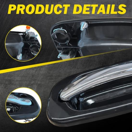 Front Door RH+LH Side Handle Fit Chevrolet 99-06 1500 Silverado GMC Sierra