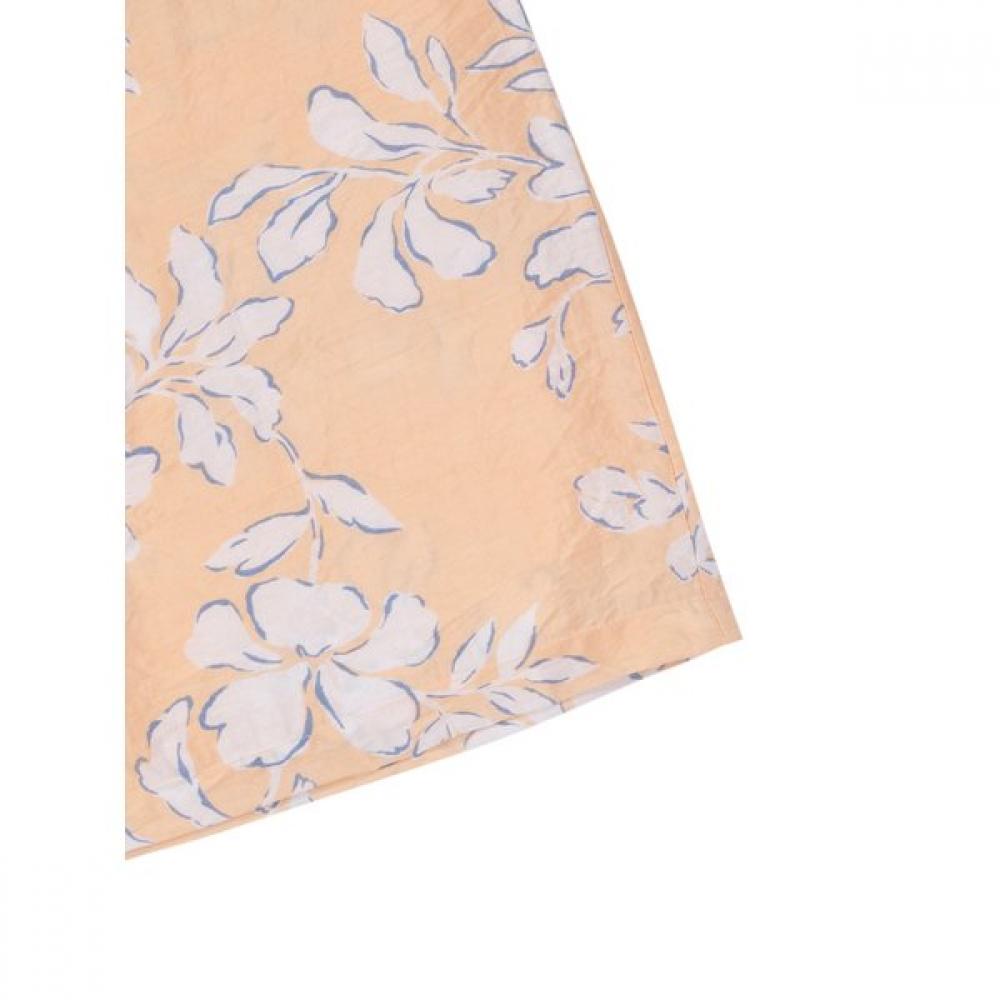 Barbara Women S Orange Flower Pattern Pajama  awp4627S 